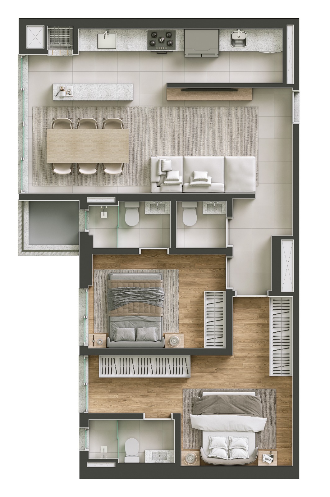 Apartamento ALTO PADRÃO no coração de Piçarras