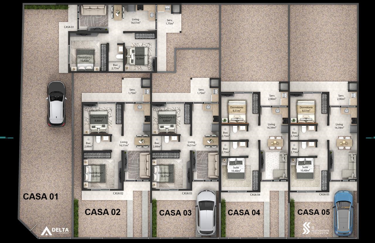 Casa geminada na QUINTA DO AÇORIANOS - Barra Velha - ÚLTIMA UNIDADE!!