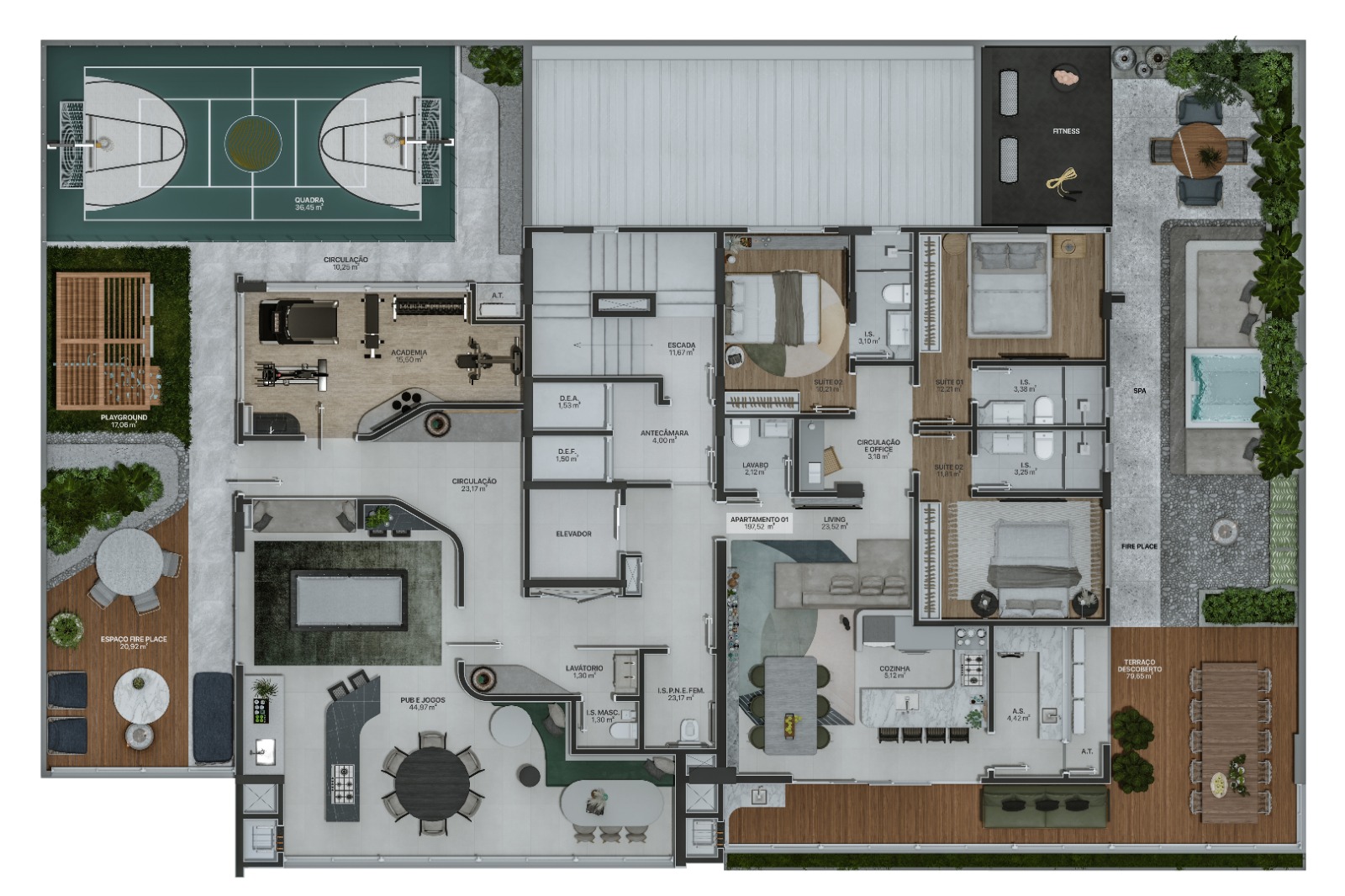 Apartamento na QUADRA DO MAR no Itacolomi - Balneário Piçarras
