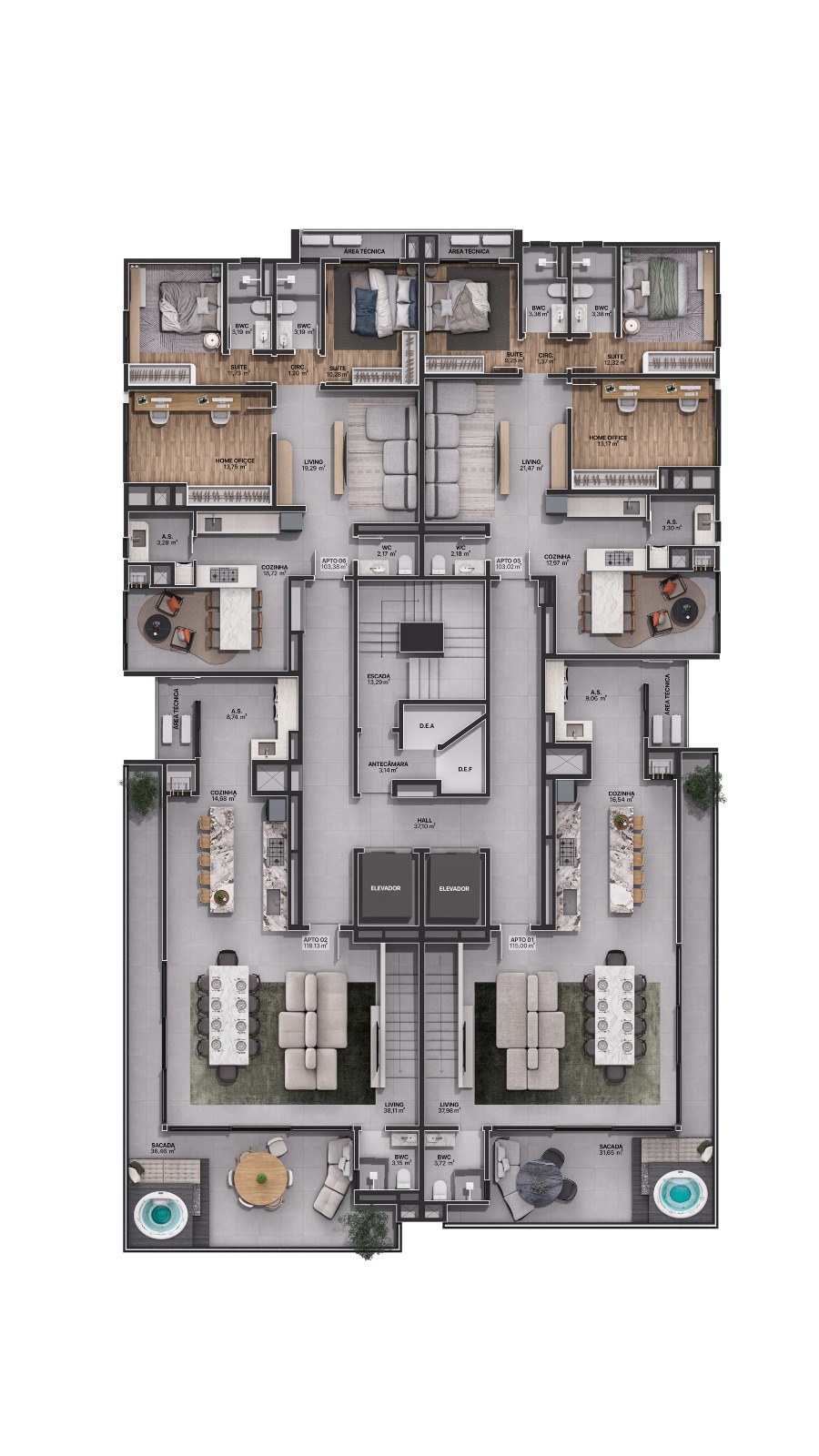 Apartamento no CENTRINHO de ITAJUBA - Perto de tudo!!