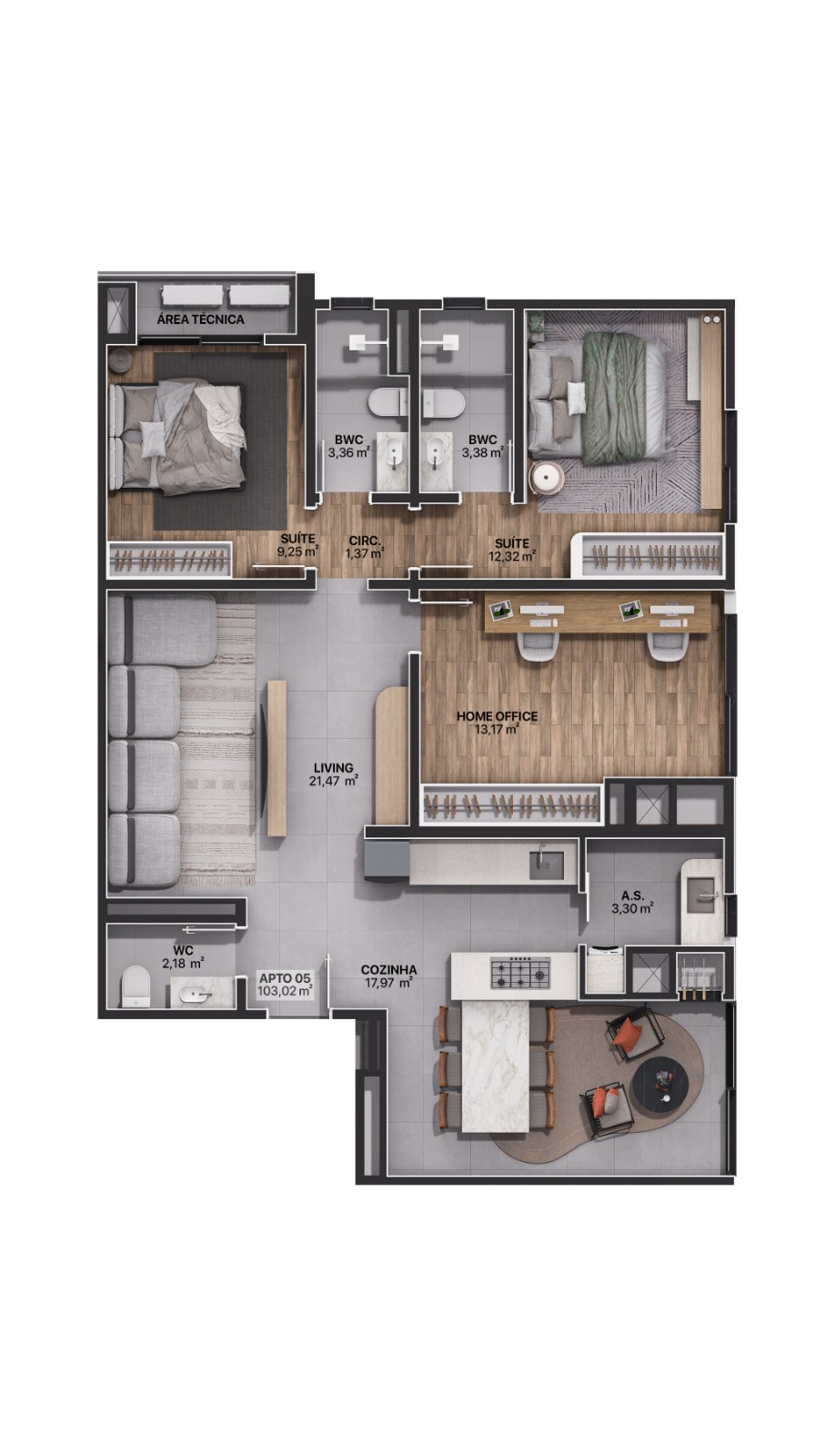 Apartamento no CENTRINHO de ITAJUBA - Perto de tudo!!