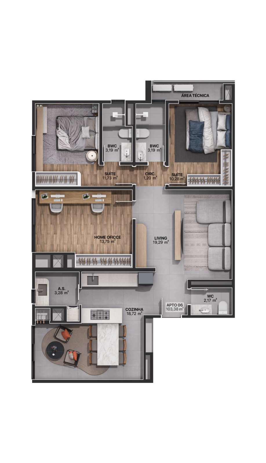 Apartamento no CENTRINHO de ITAJUBA - Perto de tudo!!