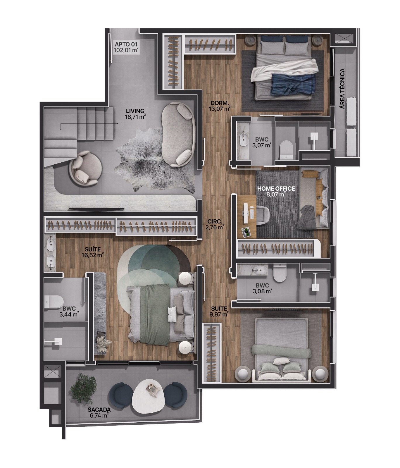 Apartamento no CENTRINHO de ITAJUBA - Perto de tudo!!