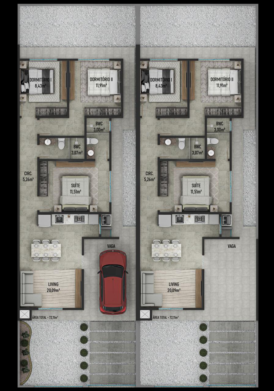 Casa espaçosa com ótimo aproveitamento do terreno - BARRA VELHA