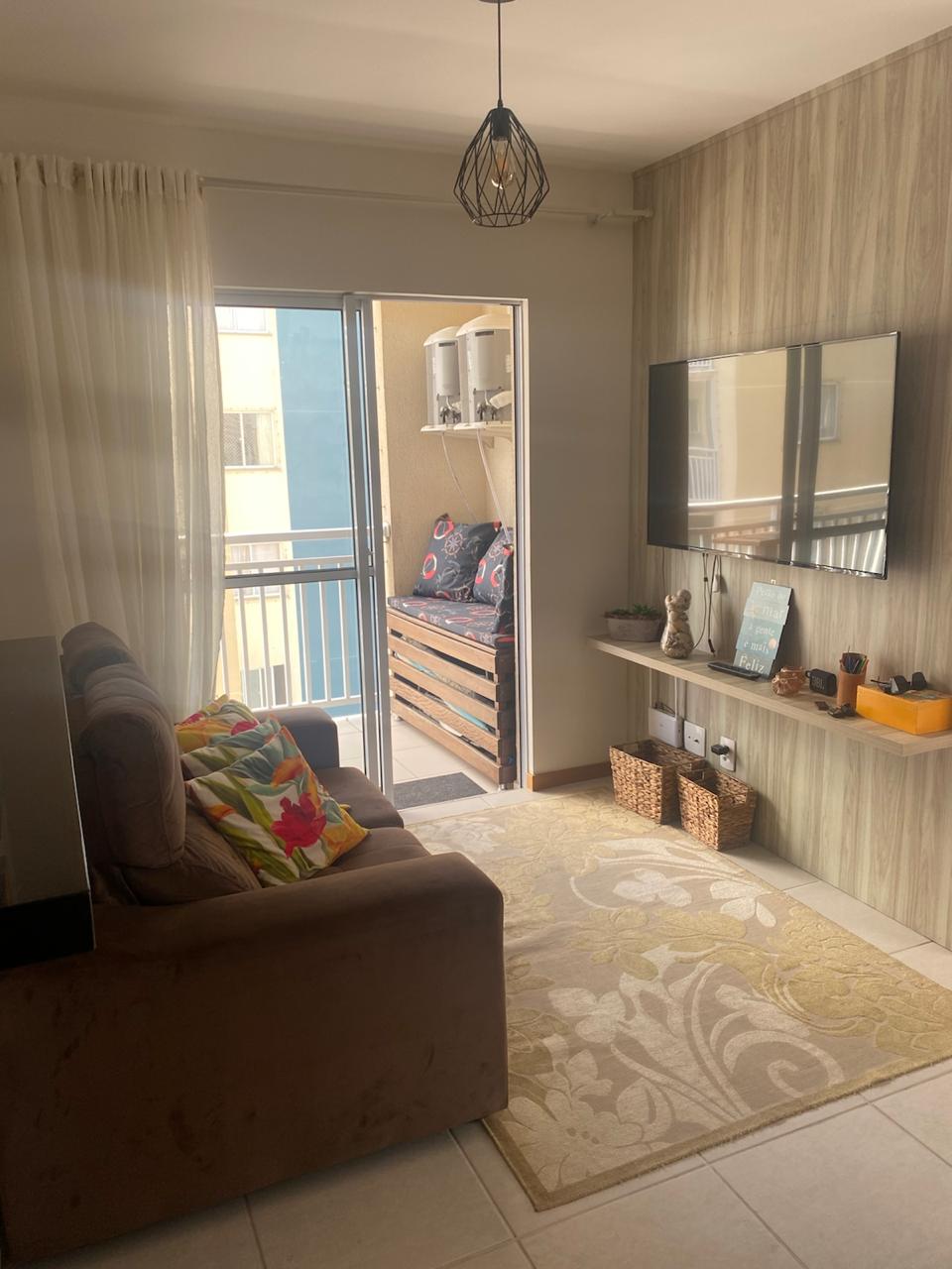 Apartamento 02 dormitórios mobiliado e com linda vista para o mar no Centro de Piçarras