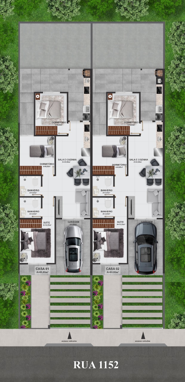 Casa Geminada em Itajuba próximo a Avenida Simas - ÚLTIMA UNIDADE
