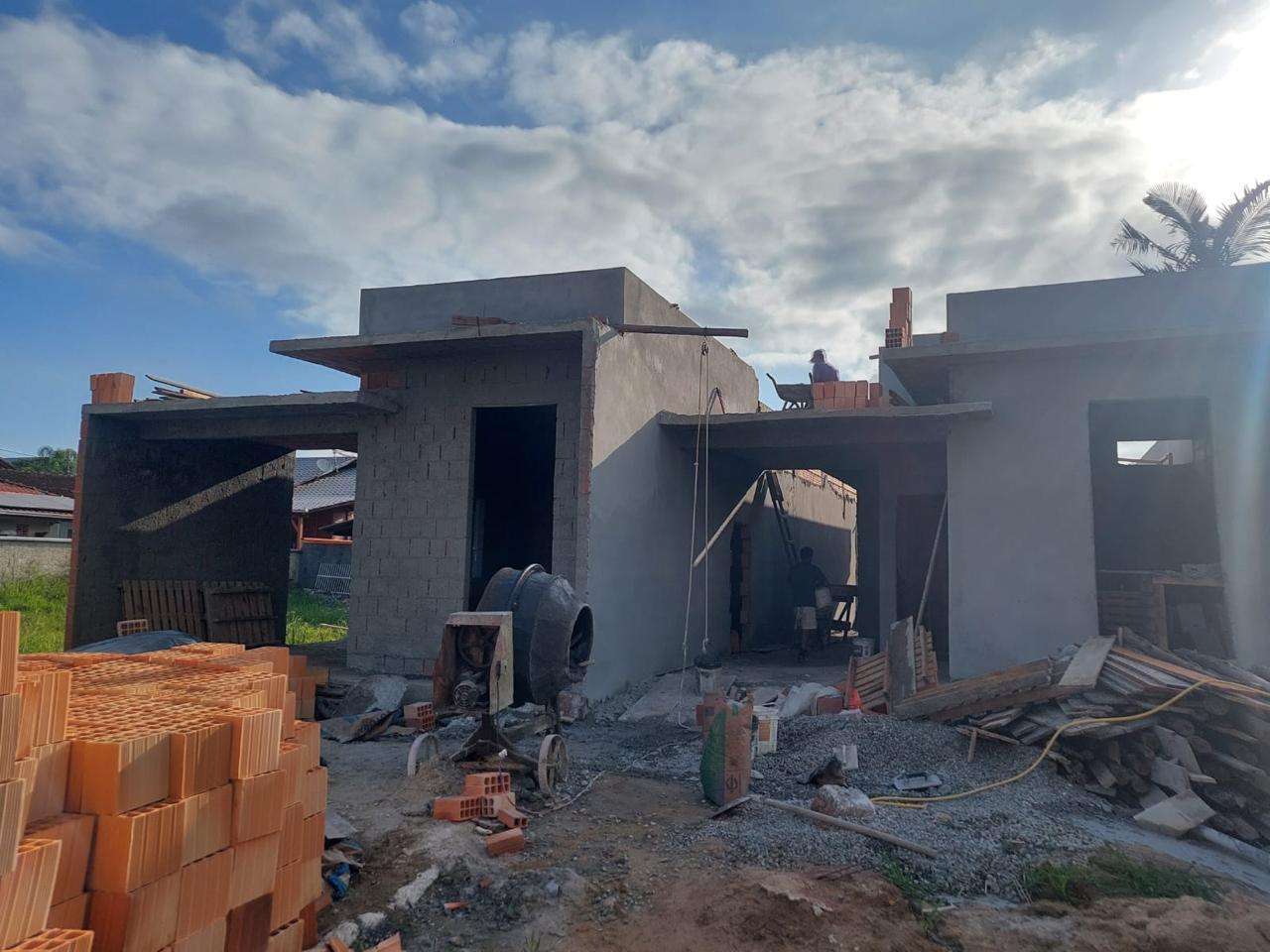 Casa Térrea, Nova, com 03 dormitórios em Itajuba - Barra Velha
