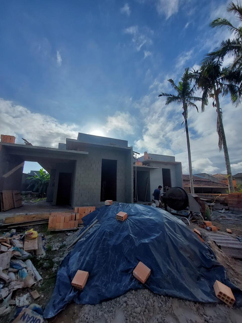 Casa Térrea, Nova, com 03 dormitórios em Itajuba - Barra Velha