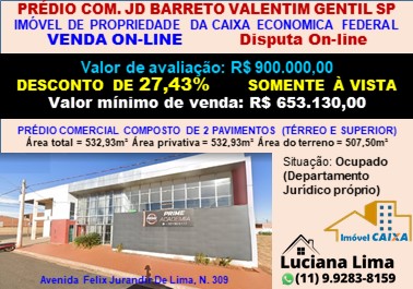 Imóvel Comercial - Venda, Jardim Barreto, Valentim Gentil, SP