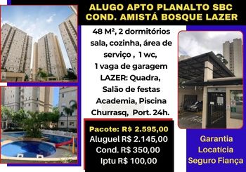 Apartamento - Locação, Planalto, São Bernardo do Campo, SP