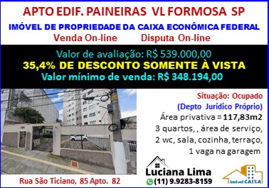 Apartamento - Venda, Vila Formosa, São Paulo, SP