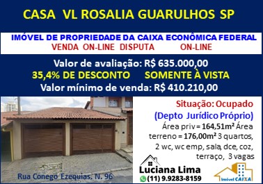 Casa - Venda, Vila Rosália, Guarulhos, SP