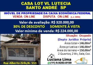 Casa - Venda, Vila Lutécia, Santo André, SP