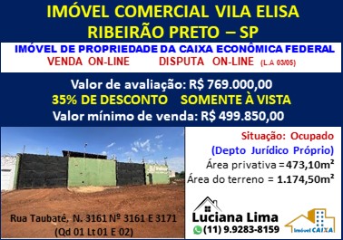 Imóvel Comercial - Venda, Vila Elisa, Ribeirão Preto, SP