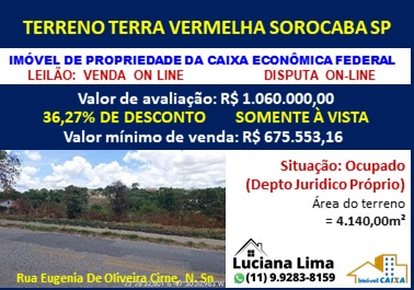 Terreno - Venda, Lopes de Oliveira, Sorocaba, SP