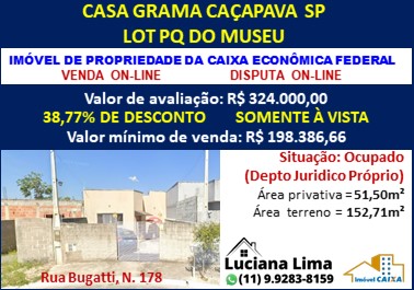 Casa - Venda, Loteamento Parque do Museu, Caçapava, SP