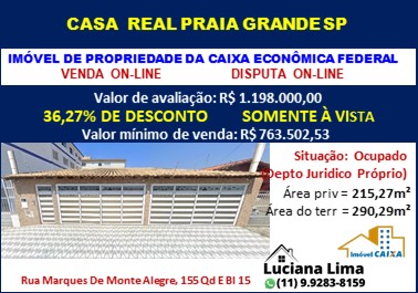 Casa - Venda, Real, Praia Grande, SP