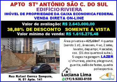 Apartamento - Venda, Santa Paula, São Caetano do Sul, SP