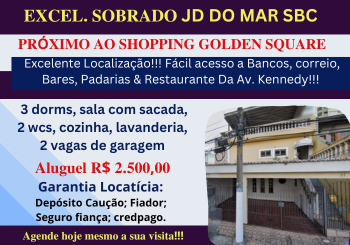 Sobrado - Locação, Jardim do Mar, São Bernardo do Campo, SP