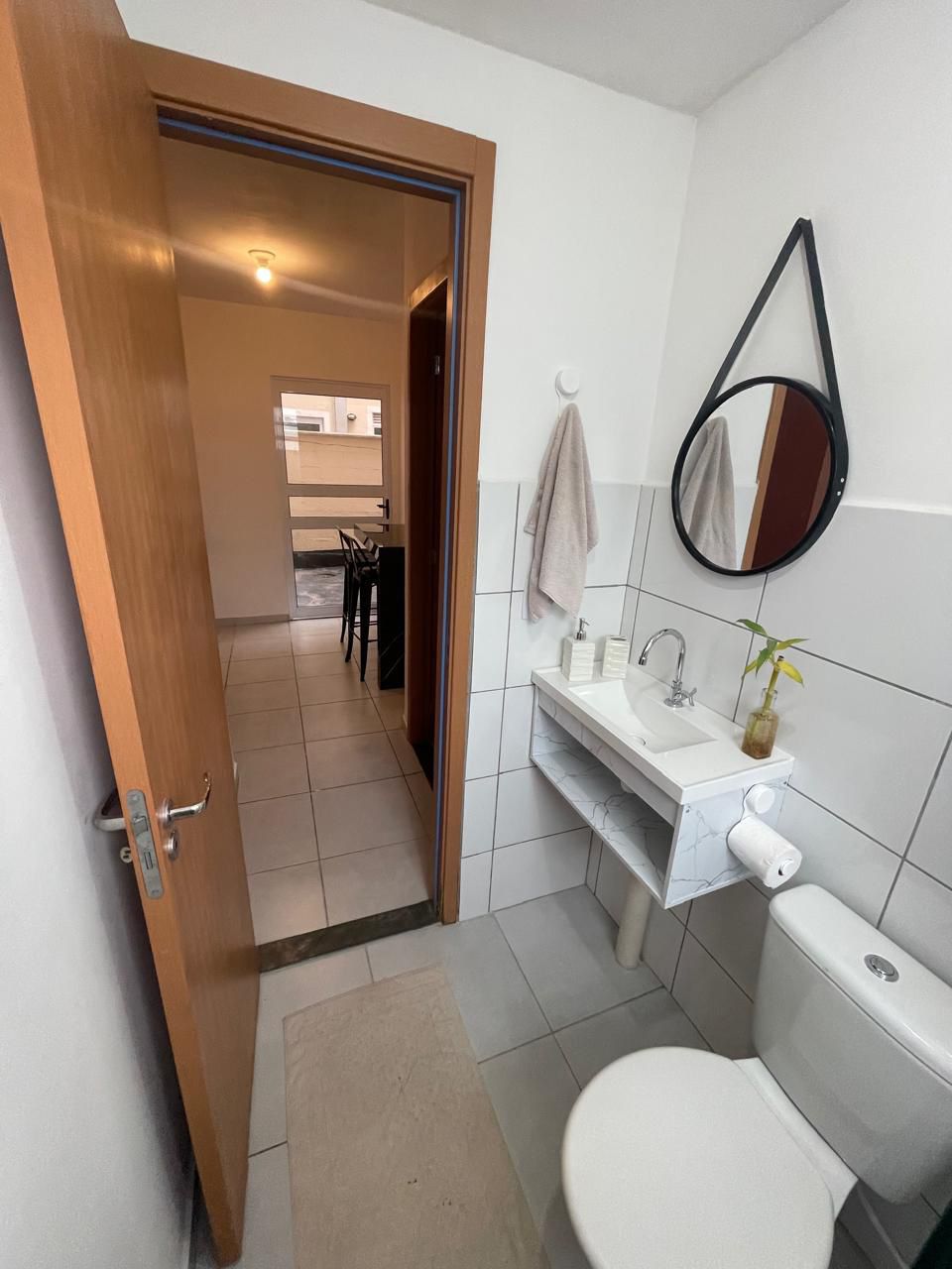 Apartamento com área externa