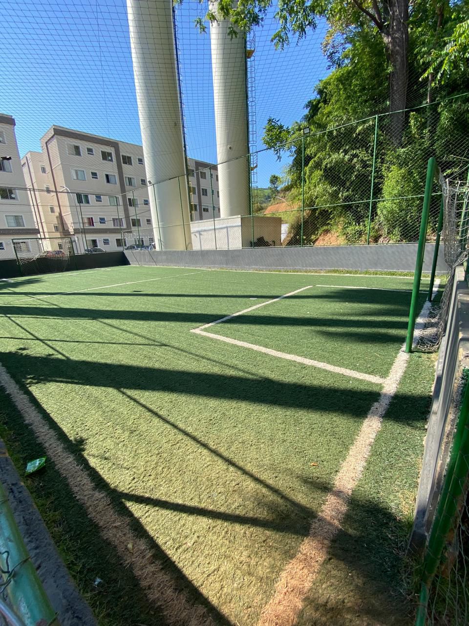 Apartamento com área externa