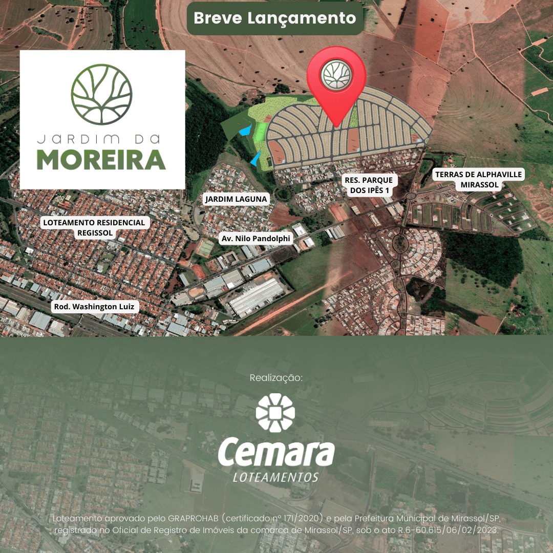 Terreno - Venda, Jardim da Moreira, Mirassol, SP