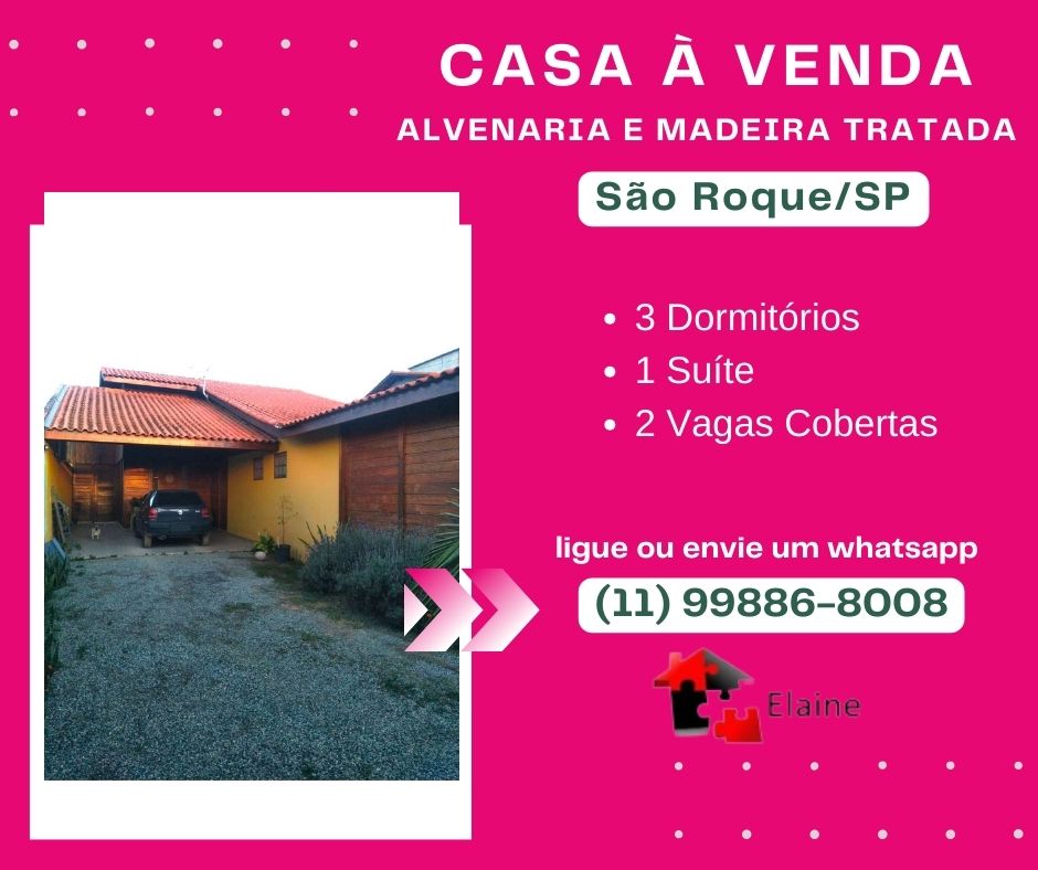 Casa - Venda, Cambará, São Roque, SP