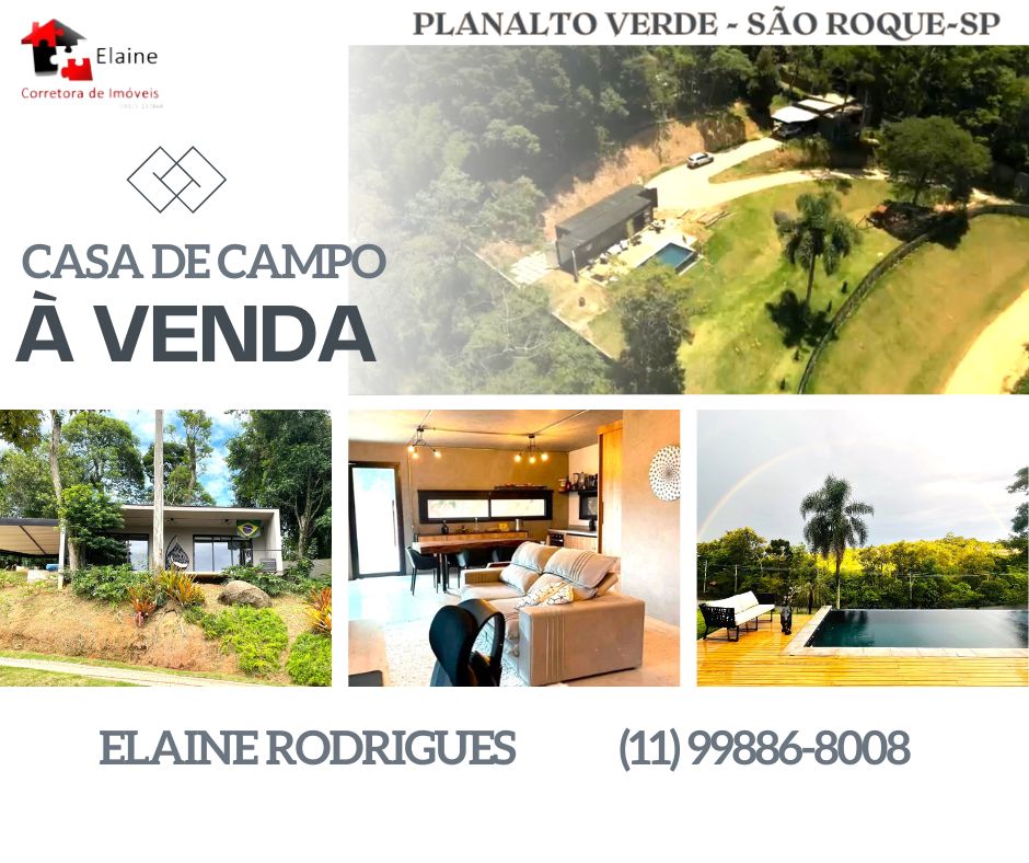 Chácara - Venda, Planalto Verde, São Roque, SP