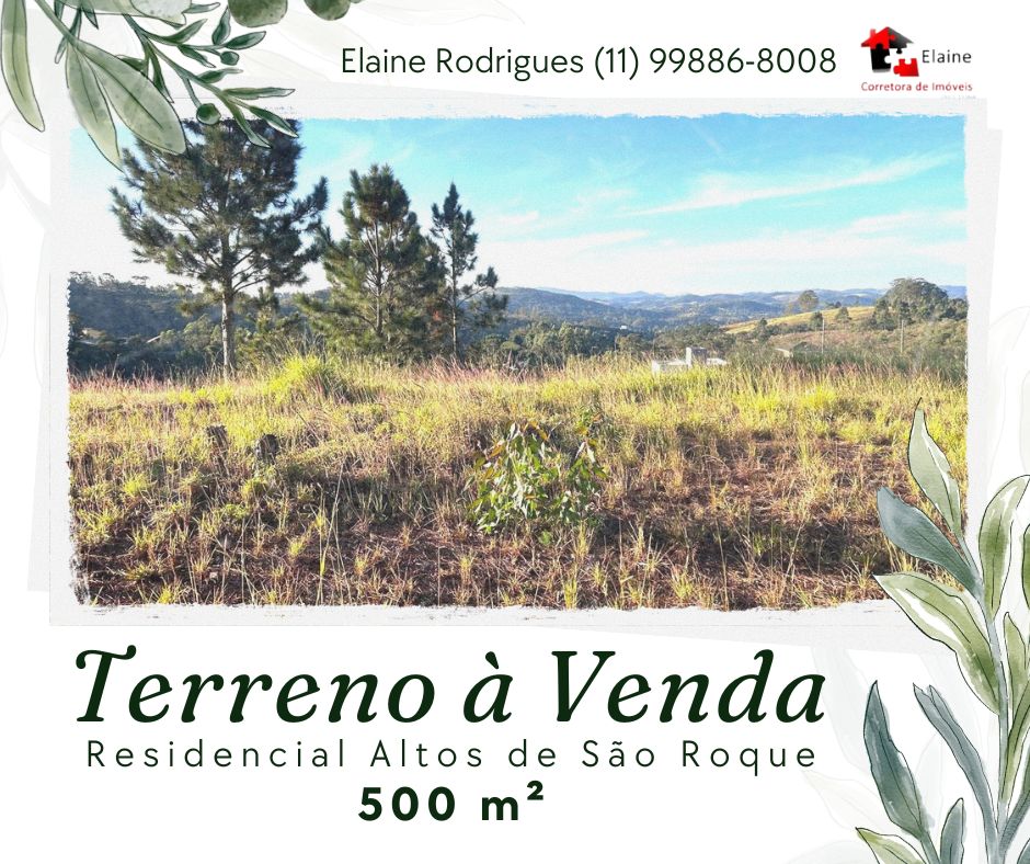 Terreno - Venda, Residencial Alto de São Roque, São Roque, SP