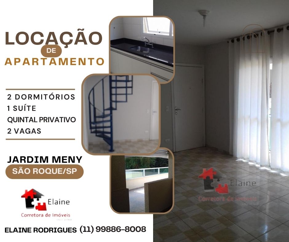 Apartamento - Locação, Jardim Meny, São Roque, SP