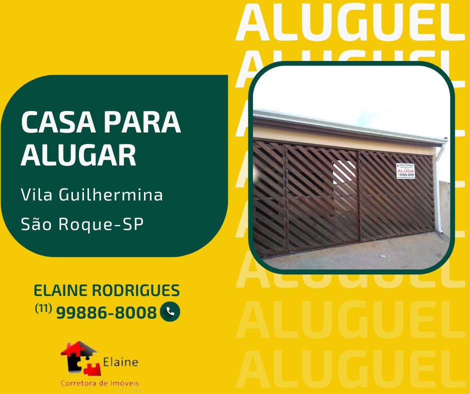 Casa - Locação, Vila Guilhermina, São Roque, SP