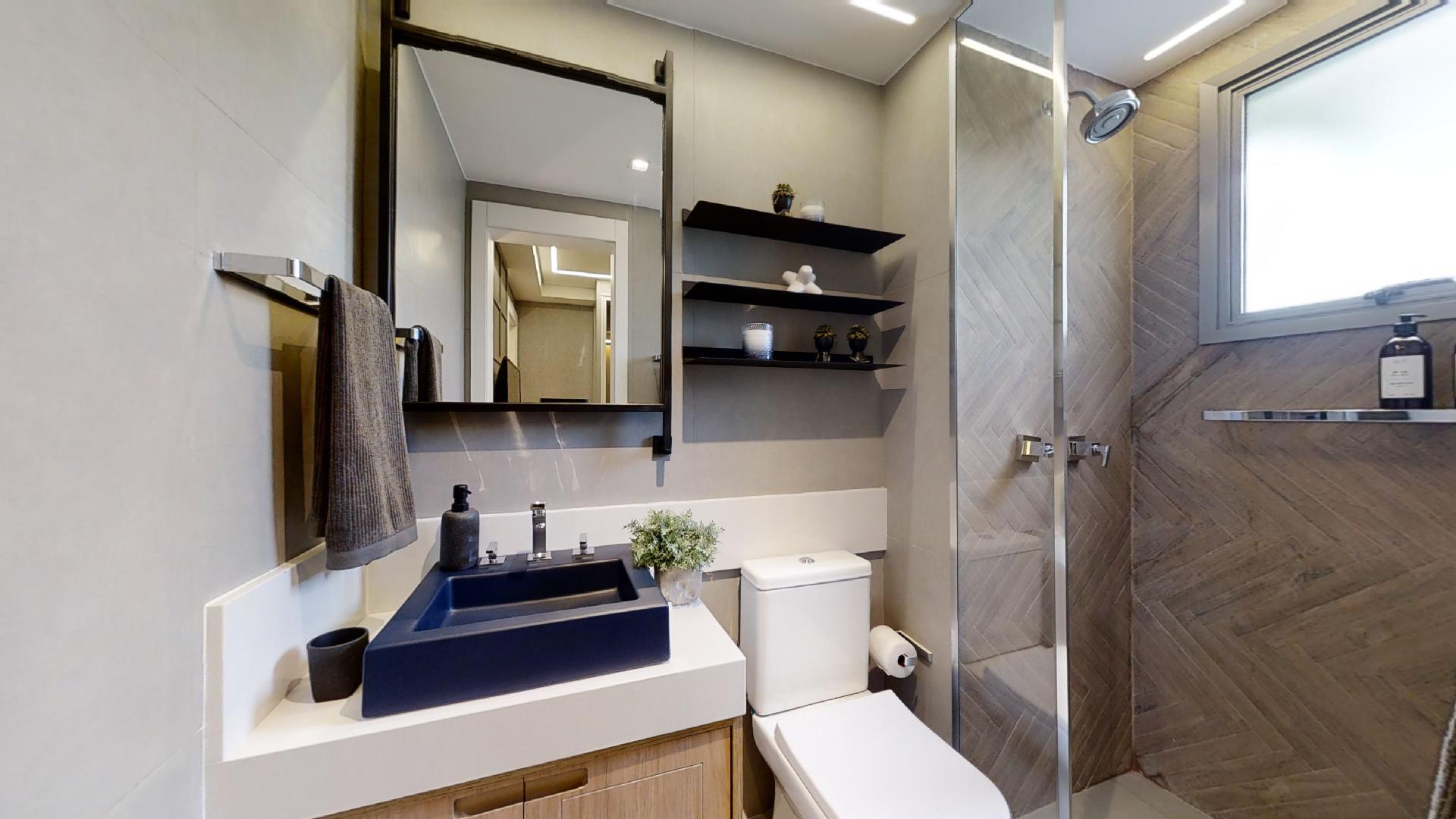 Apartamento de 80,51m² - 02 suítes - 01 vaga de garagem - Unique Green Parque Toronto.