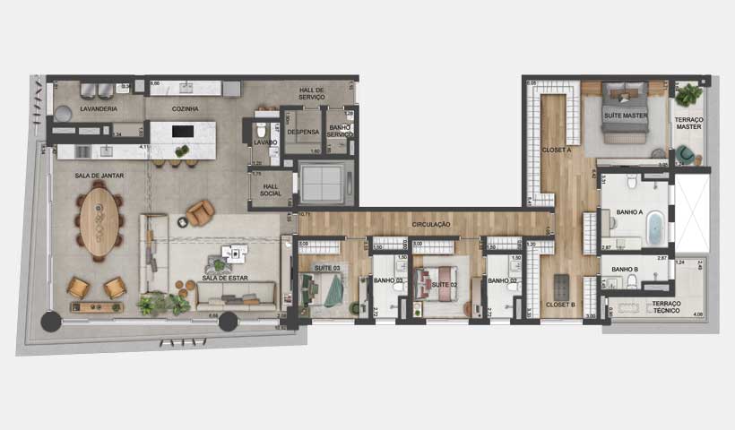 LINDENBERG VISTA BROOKLIN - 261 M² + DEPÓSITO 