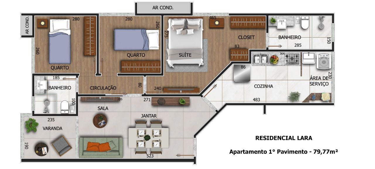 APARTAMENTO PROXIMO AO SHOPPING