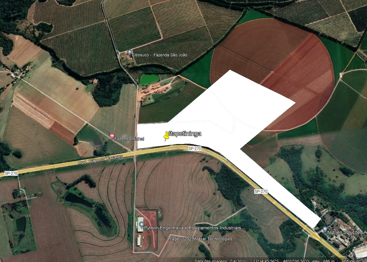Área industrial - Venda, Pinhal, Itapetininga, SP