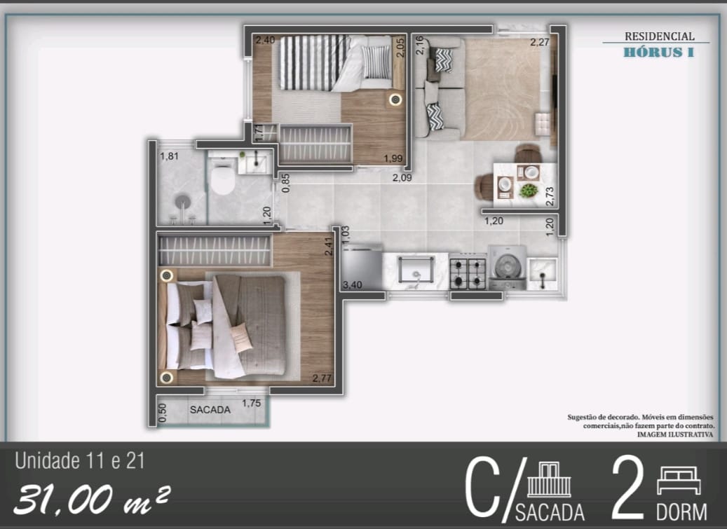 Excelente oportunidade na planta  no Residencial HÓRUS I, localizado em um dos bairros mais tradicionais da Zona Leste, a apenas 1 KM do Metrô Vila Matilde e a 700 metros da Praça da Toco, que oferece um centro comercial completo.  Empreendimento com 3 pavimentos e 4 unidades por andar, todas com 2 dormitórios, com opções de sacada ou quintal privativo.