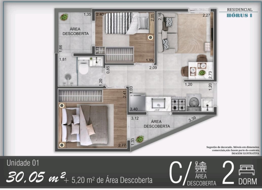 Excelente oportunidade na planta  no Residencial HÓRUS I, localizado em um dos bairros mais tradicionais da Zona Leste, a apenas 1 KM do Metrô Vila Matilde e a 700 metros da Praça da Toco, que oferece um centro comercial completo.  Empreendimento com 3 pavimentos e 4 unidades por andar, todas com 2 dormitórios, com opções de sacada ou quintal privativo.