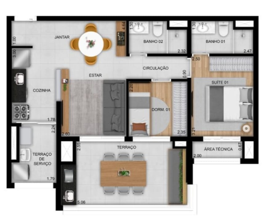  Apartamento ao Lado do Metrô Patriarca – Lançamento  da Construtora Dialogo   Localização: Cidade Patriarca – Zona Leste  São Paulo  Área: 69m²  2 Dormitórios (1 Suíte)  Entrega prevista: Março/2027 Empreendimento com lazer completo  Condições facilitadas: ✔ ✔️ R$ 150.000,00 de entrada ✔️ 17 parcelas de R$ 1.114,00 ✔️ R$ 62.000,00 na entrega das chaves ✔️ R$ 391.000,00 via financiamento bancário.
