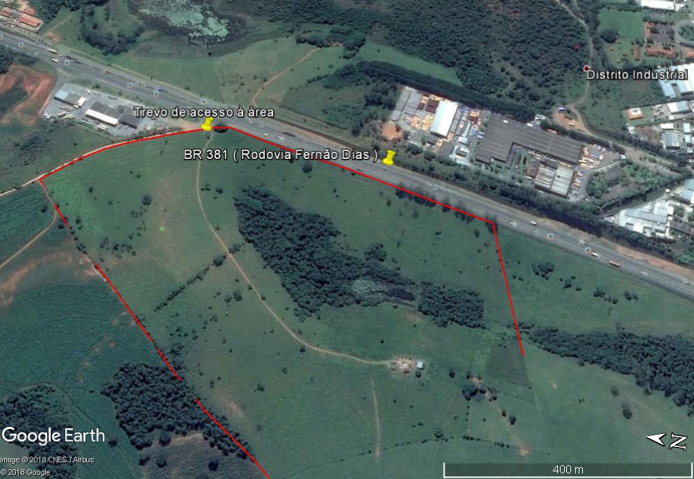 Área Industrial em Zoneamento (ZEP) para venda em Pouso Alegre - MG.