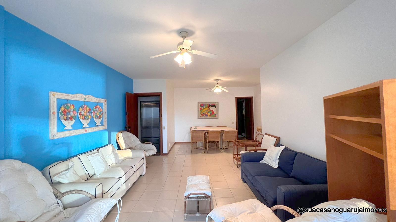 Apartamento com 3 dormitórios à venda, 132 m² por R$ 950.000,00 - Praia da Enseada – Tortugas - Guarujá/SP