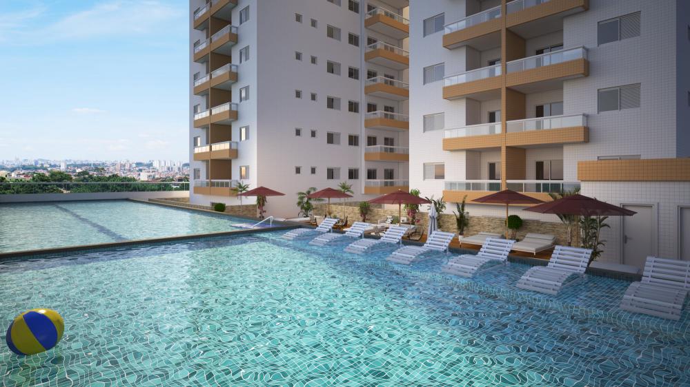 Residencial Chopin 2 dormitórios 1 suíte sacada com ponto grill Boquerão Praia Grande 57m sp use fgts 1 vaga49578V