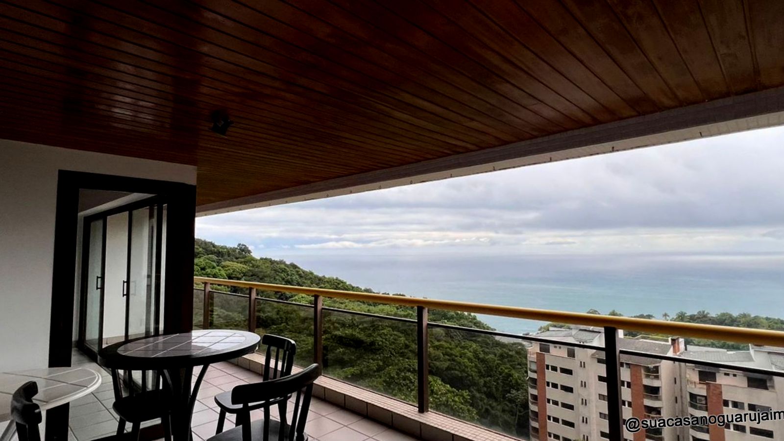 apartamento vista mar 3 dormitorios 2 suites 2 vagas 168 m2  sorocotuba guaruja cod ap 552v