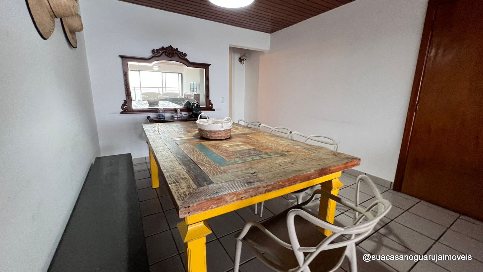 apartamento vista mar 3 dormitorios 2 suites 2 vagas 168 m2  sorocotuba guaruja cod ap 552v