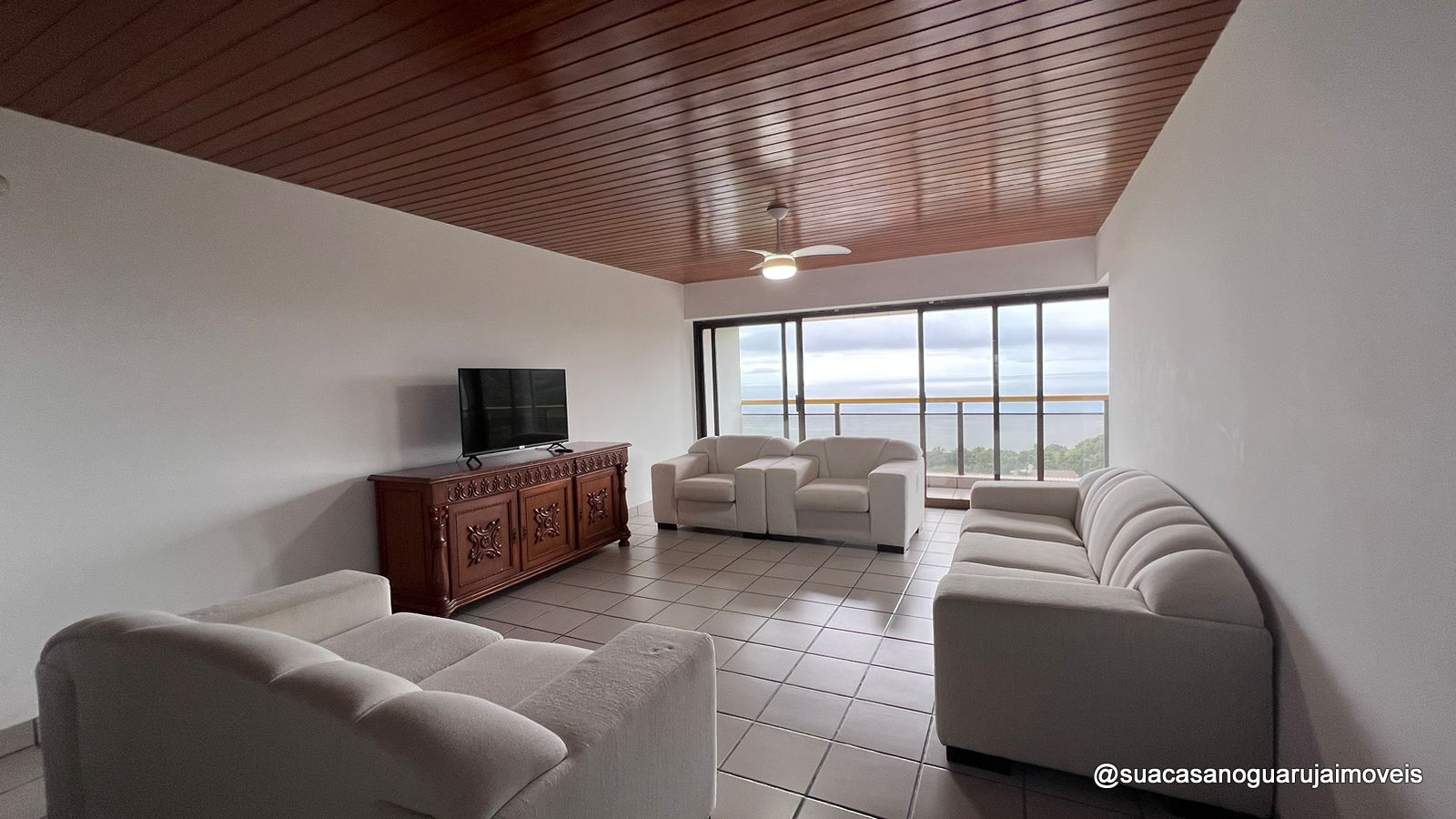 apartamento vista mar 3 dormitorios 2 suites 2 vagas 168 m2  sorocotuba guaruja cod ap 552v