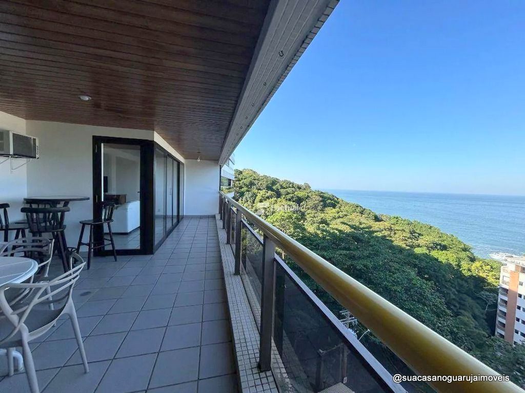 apartamento vista mar 3 dormitorios 2 suites 2 vagas 168 m2  sorocotuba guaruja cod ap 552v