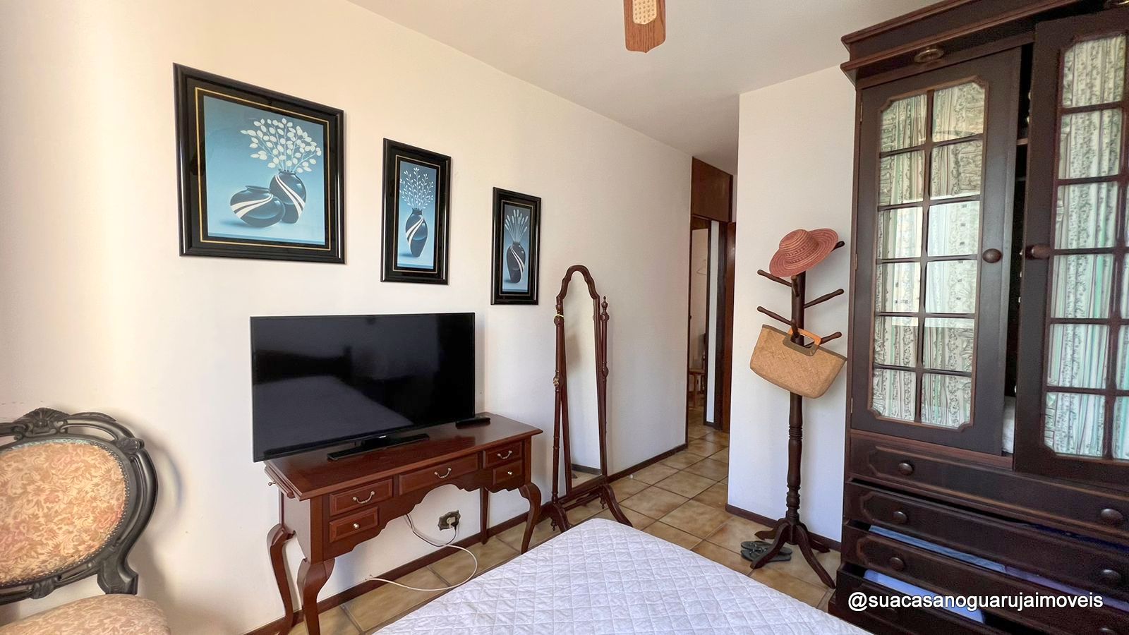 Apartamento Penhasco 5 Estrelas com 3 dormitórios à venda, 100 m² por R$ 580.000 - Praia da Enseada – Tortugas - Guarujá/SP