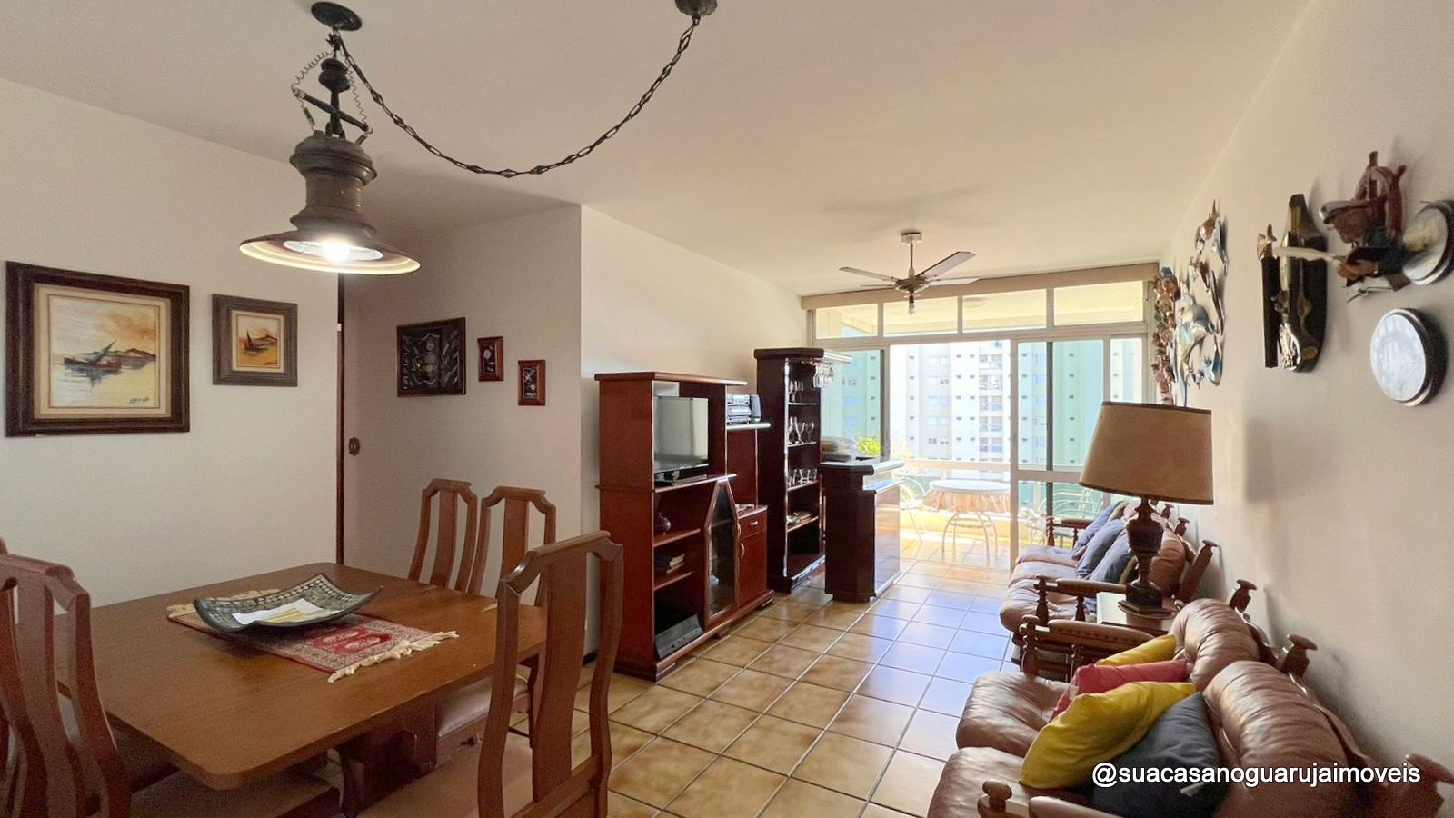 Apartamento Penhasco 5 Estrelas com 3 dormitórios à venda, 100 m² por R$ 580.000 - Praia da Enseada – Tortugas - Guarujá/SP
