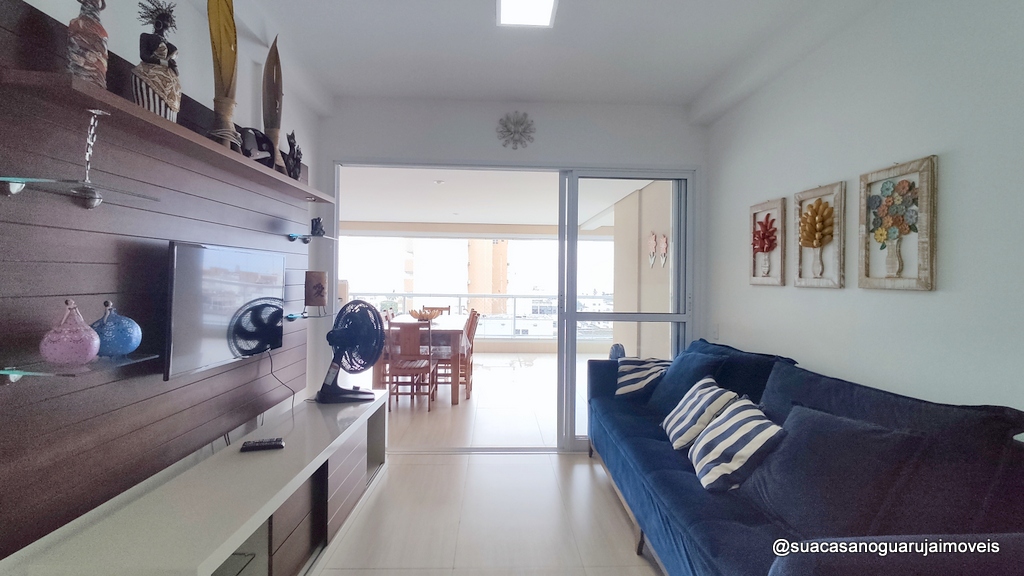 Apartamento com 3 dormitórios à venda, 113 m² por R$ 900.000 - Praia da Enseada – Aquário - Guarujá/SP