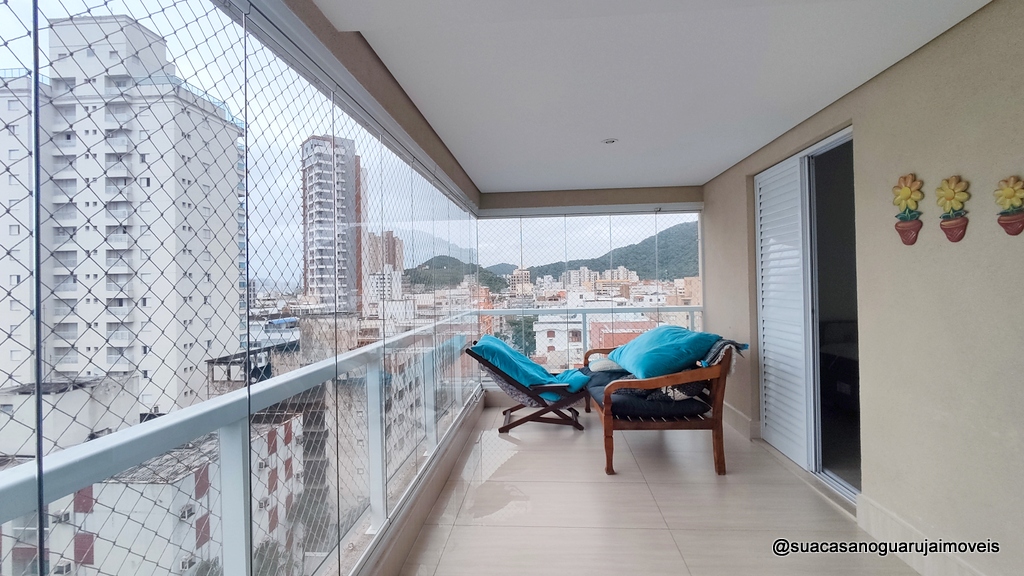 Apartamento com 3 dormitórios à venda, 113 m² por R$ 900.000 - Praia da Enseada – Aquário - Guarujá/SP