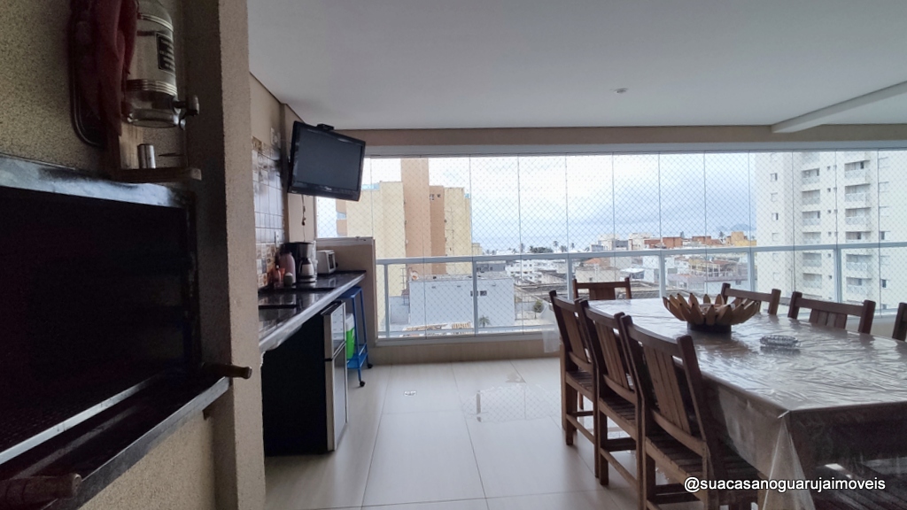 Apartamento com 3 dormitórios à venda, 113 m² por R$ 900.000 - Praia da Enseada – Aquário - Guarujá/SP